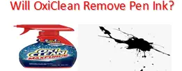 Will Oxiclean remove pen ink